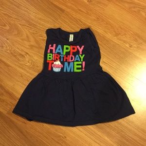 birthday jersey dress